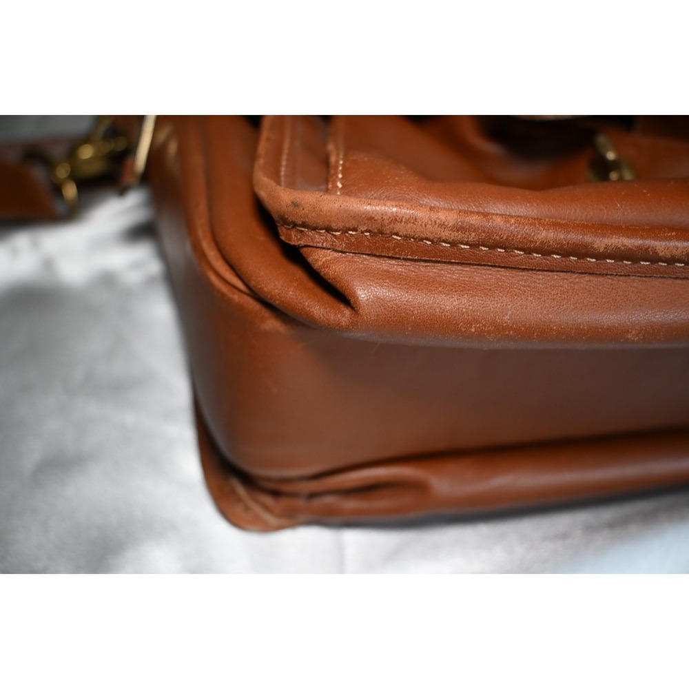 Vintage Coach 2005 Leather Briefcase Messenger Bag Brown 0502 USA - Picture 12 of 16